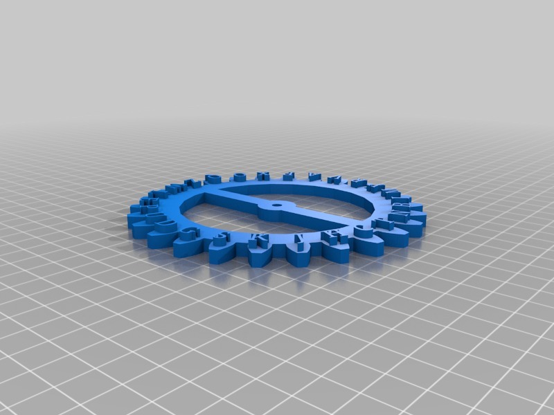Miniatura 2 do modelo 3D Enigma wheels