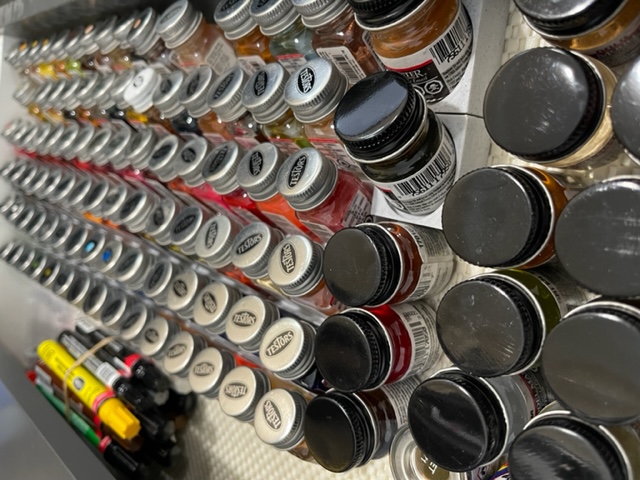 Testors paint rack