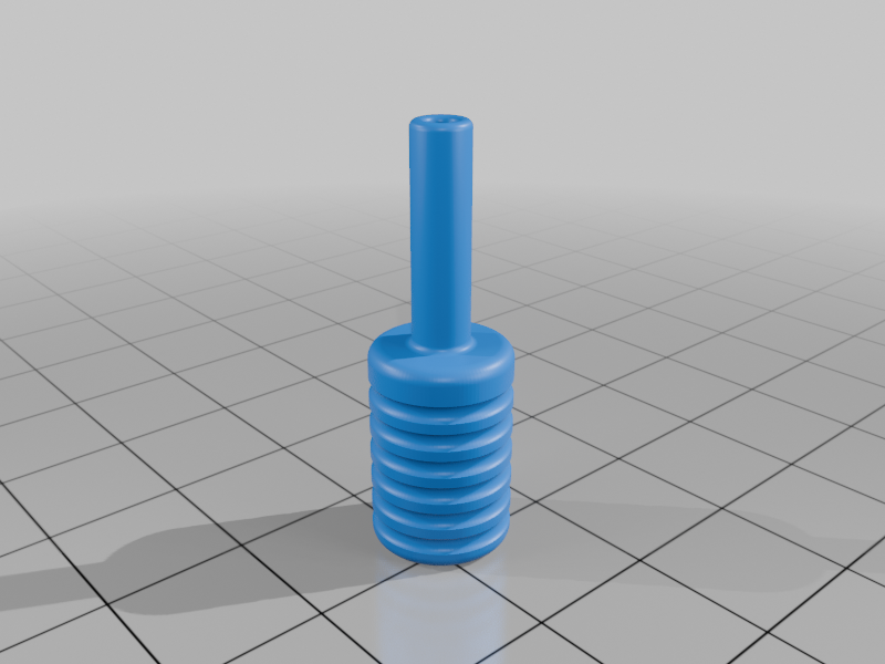Filament holder plug for 3D filament drying box