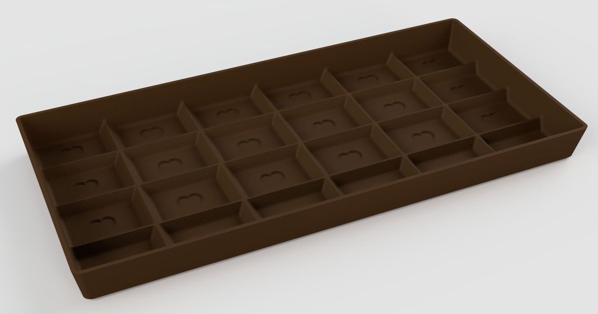 Chocolate Mold by strshp, Download free STL model