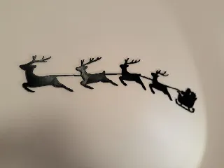 Santa Sleigh Silhouette