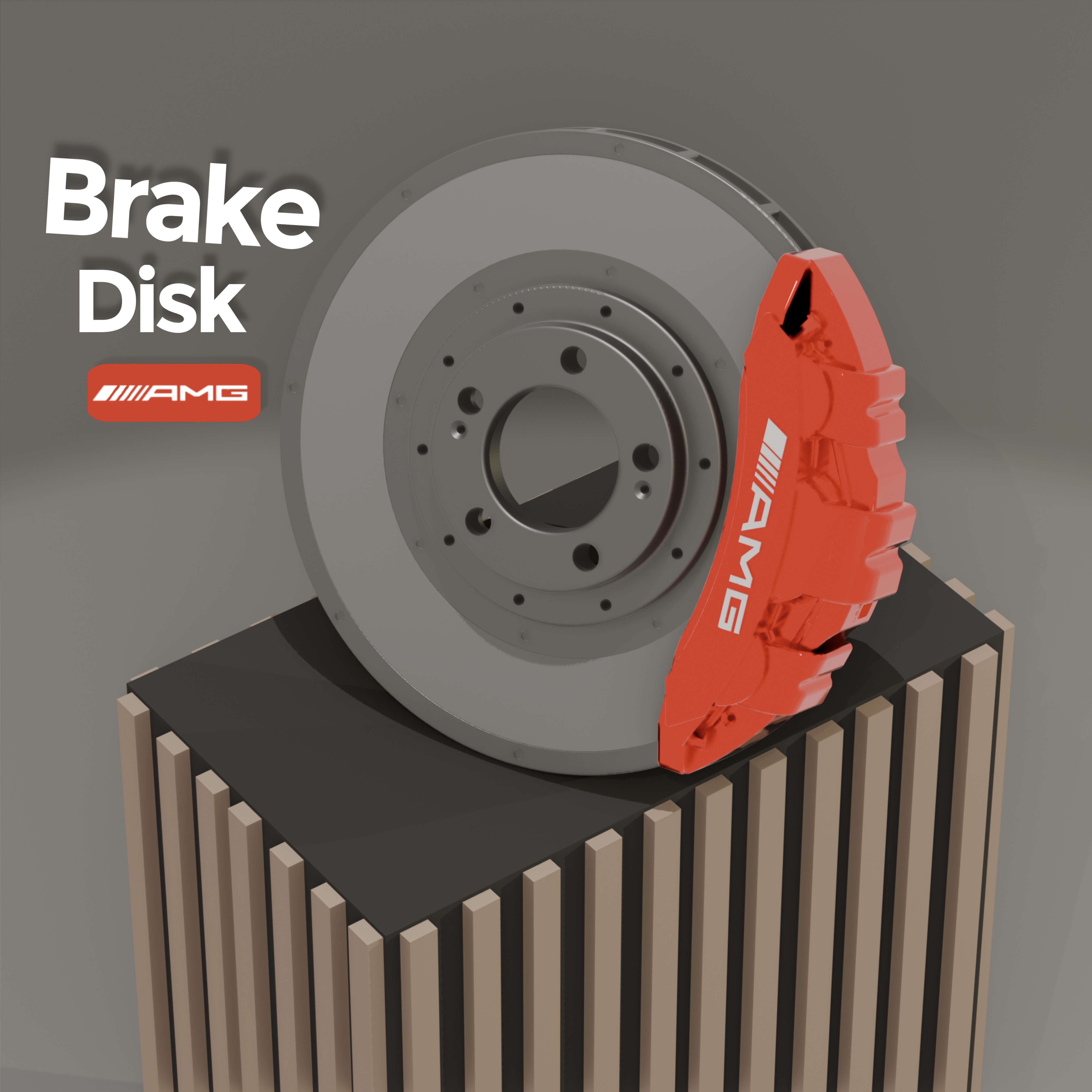 Brake disk lamp