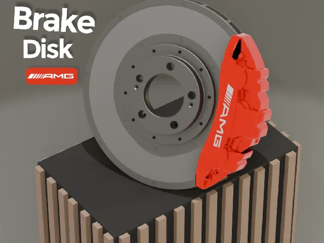 Brake disk lamp