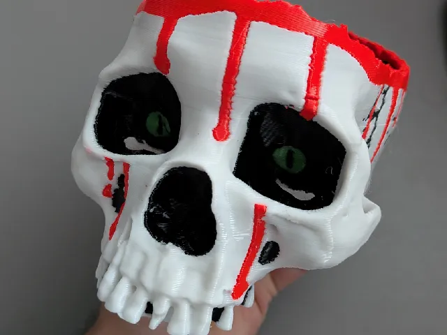 Spooky Skull Candy Bowl