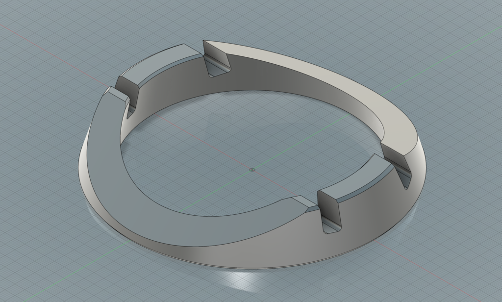 Simple ring tablet holder - 7mm