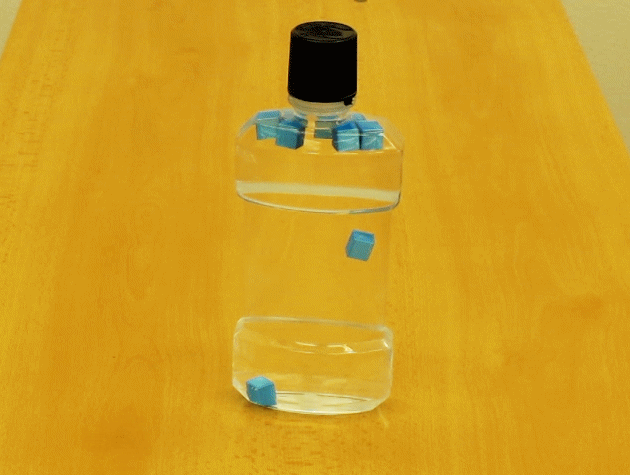 Miniatura 5 do modelo 3D Reverse cartesian floating cubes that change density