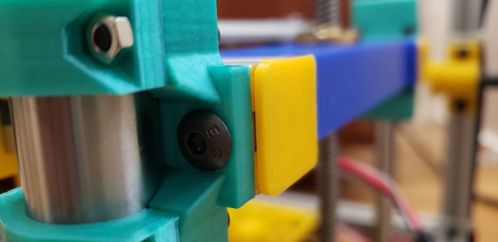 Hypercube Z Carriage Aligned to End - 12mm Rods
