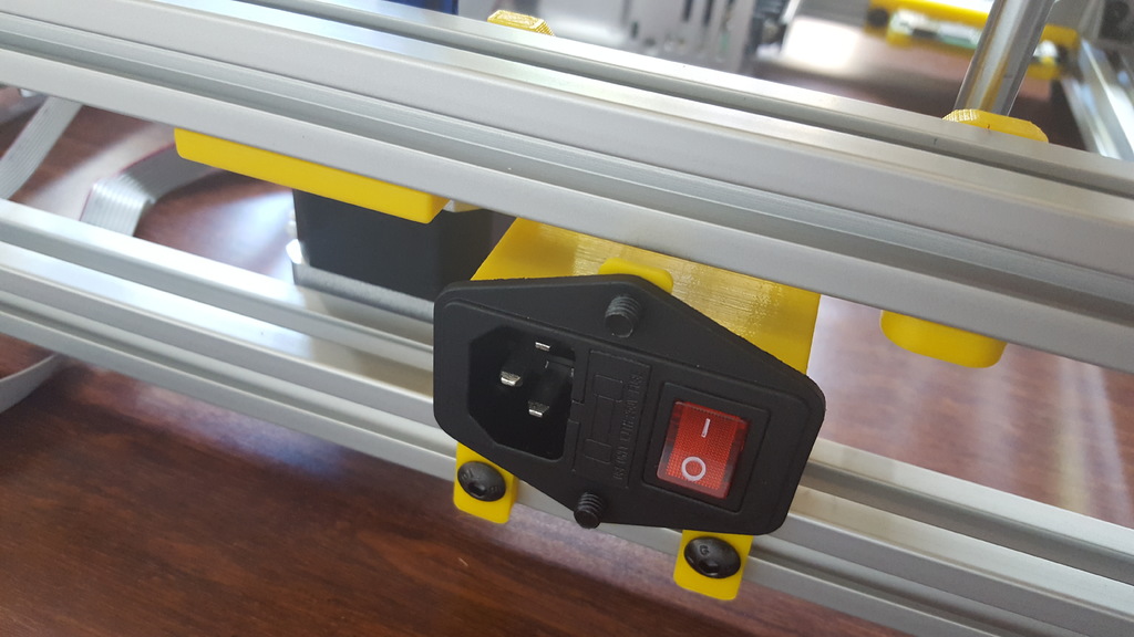 IEC C14 2020 Mount with Safety Shield