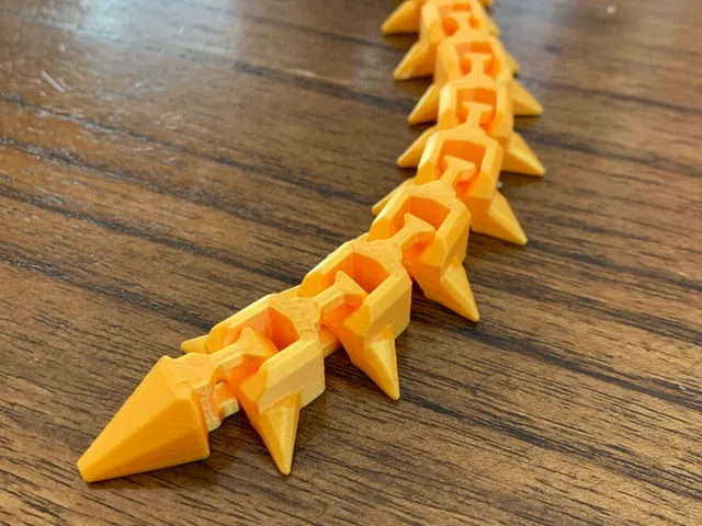 Print in Place Spiked Chain