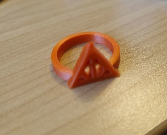 deathly hallows ring easy print