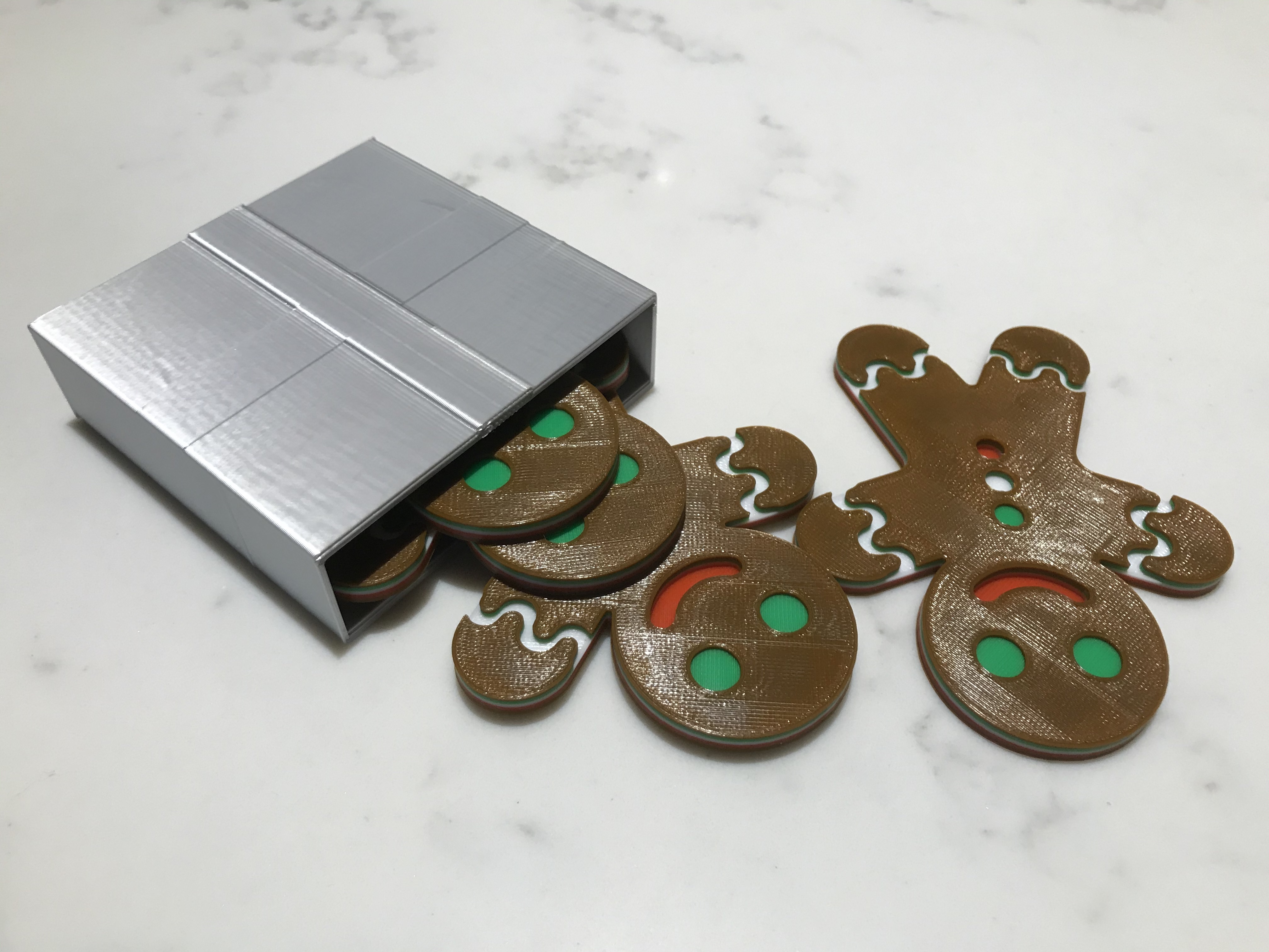 Gingerbread Man Coasters