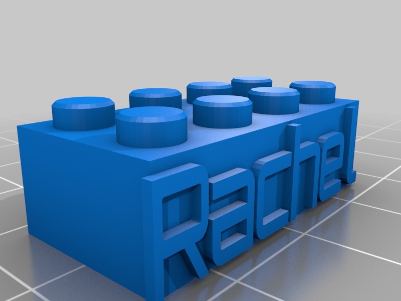 Rachel Lego Block