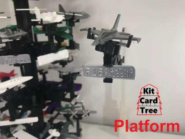 Kit Card Tree platform for F16 Fighting Falcon by Nakozen