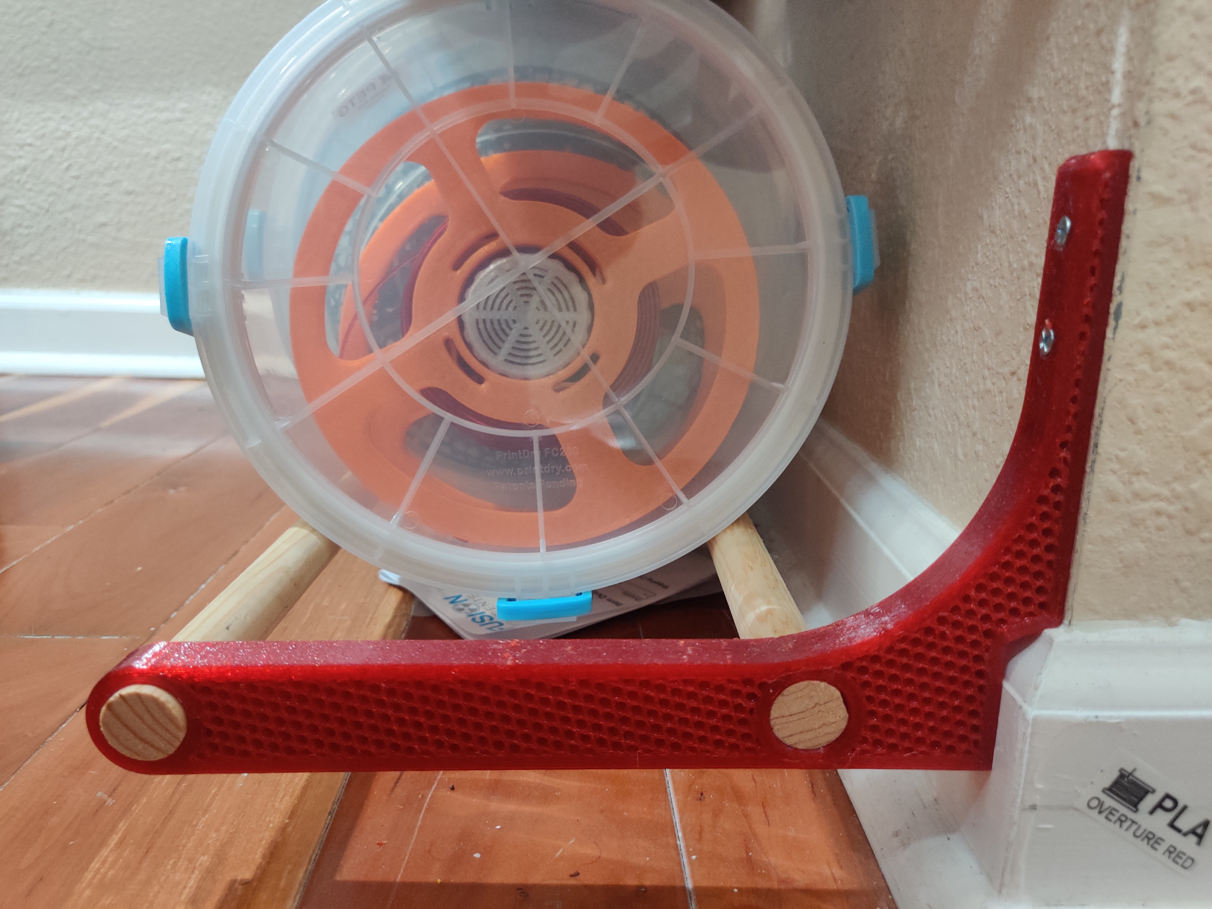 Miniatura 5 do modelo 3D Filament Storage Rack System