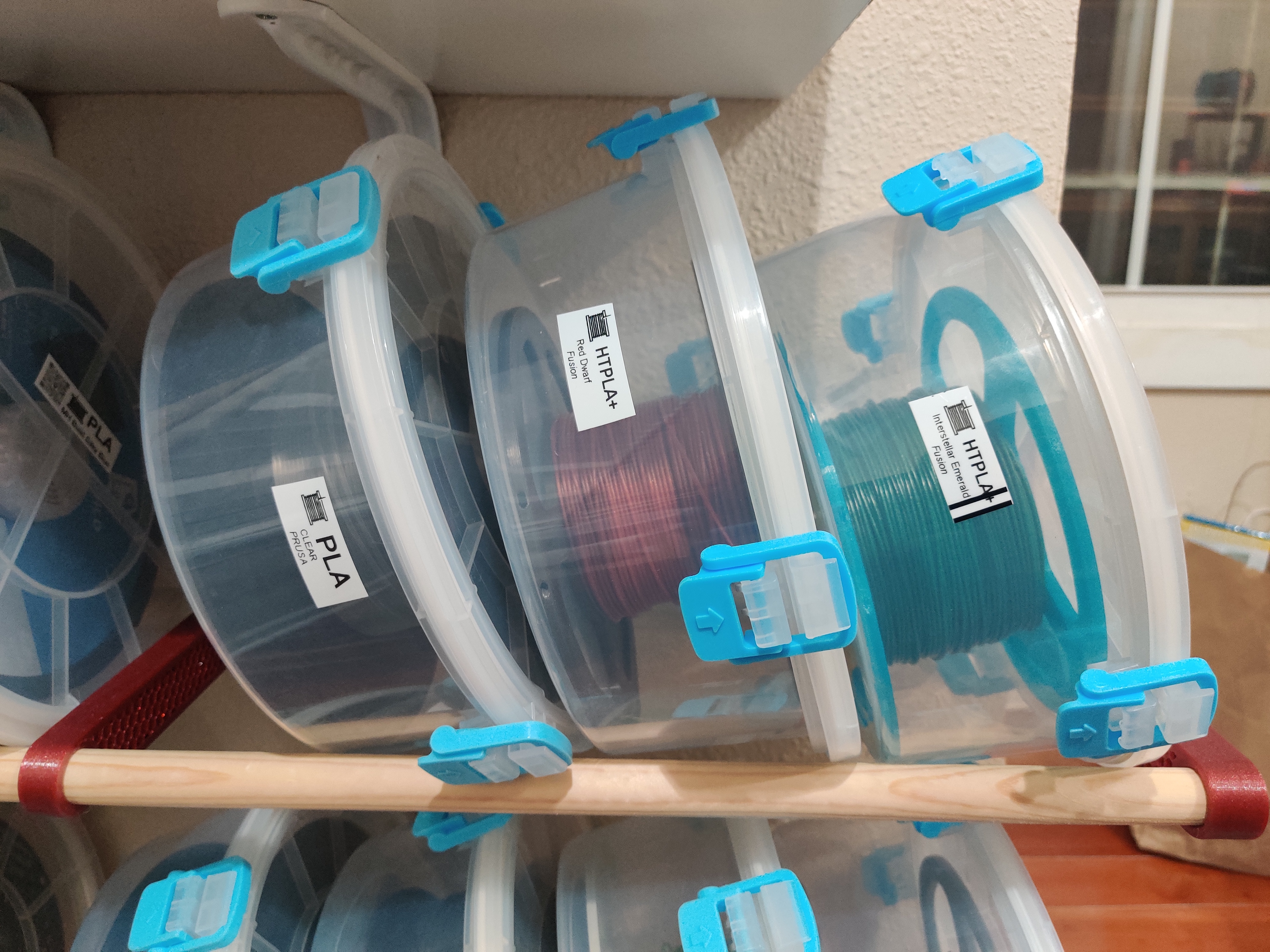 Miniatura 4 do modelo 3D Filament Storage Rack System