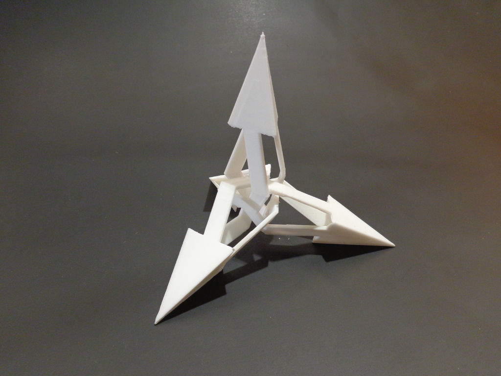 THE 5 ESCHER-PLATONIC POLYKNOTS (complete set)