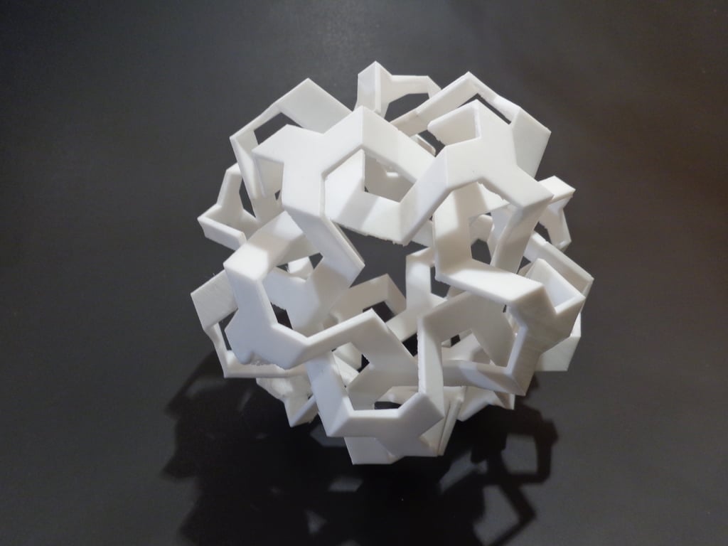 ROELOFS ICOSAHEDRAL POLYKNOT 2