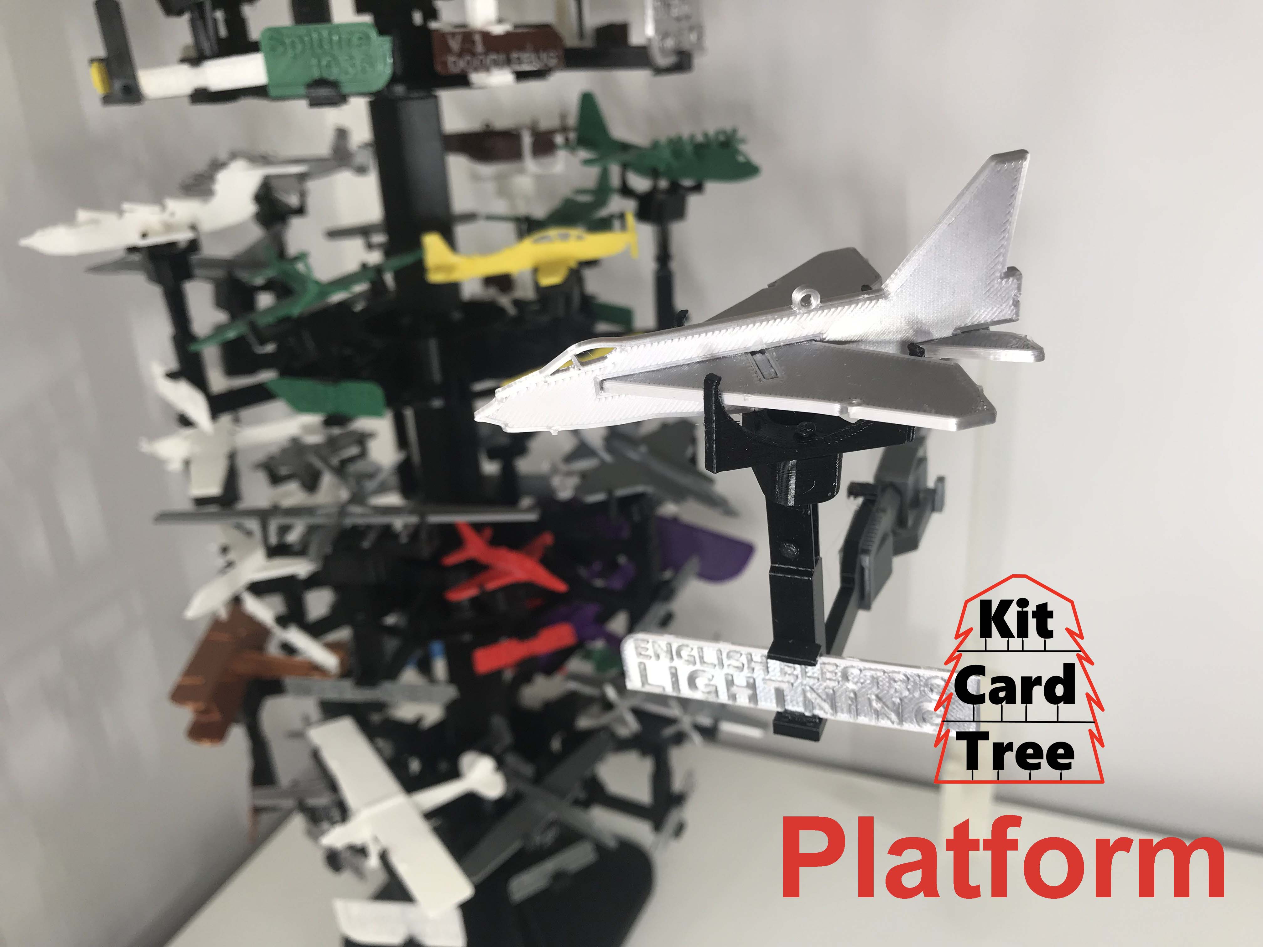 Kit Card Tree platform for English Electric Lightning by Nakozen