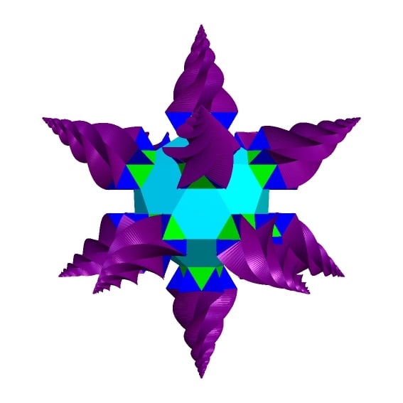 DOROZINSKI TWISTED TRUNCATED ICOSAHEDRON 1
