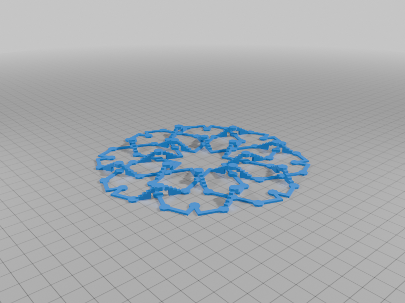 ESCHER 16 CROSSING WALKABOUT KNOT 1