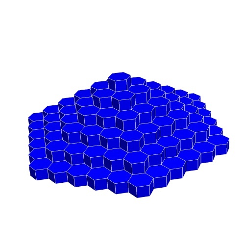 COMPLIMENTARY HEXAGONAL TOPOGRAPHIC DISCS 1 & 2