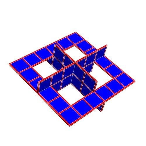 Miniatura 3 do modelo 3D SQUARE CROSS CAP 1
