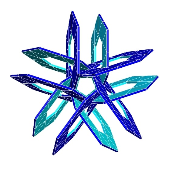 PENTAGONAL ANTIPRISMIC POLYLINKNOT 1