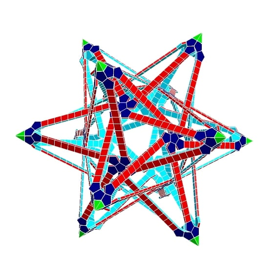 ESCHER STAR DODECAHEDRAL POLYKNOT 15