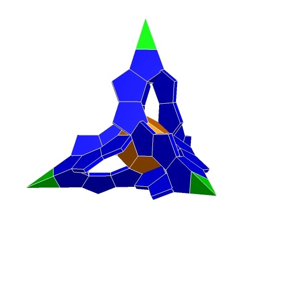ESCHER STAR TETRAHEDRAL POLYKNOT 3