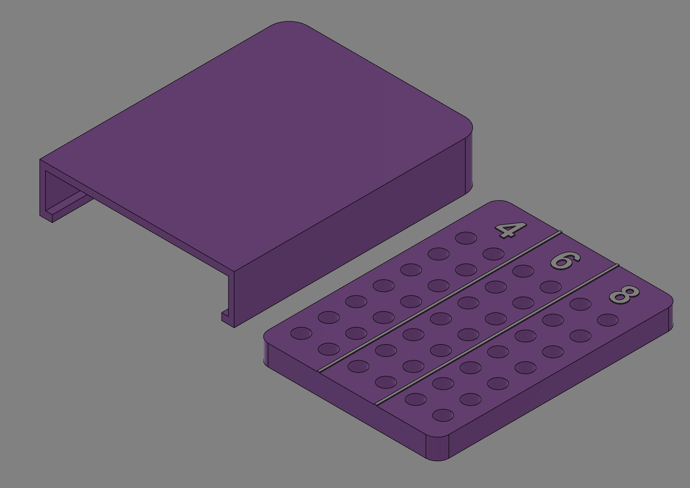 SlideIn Nozzle Holder Box 42 & 24 Nozzles Capacity by MYilmazRO