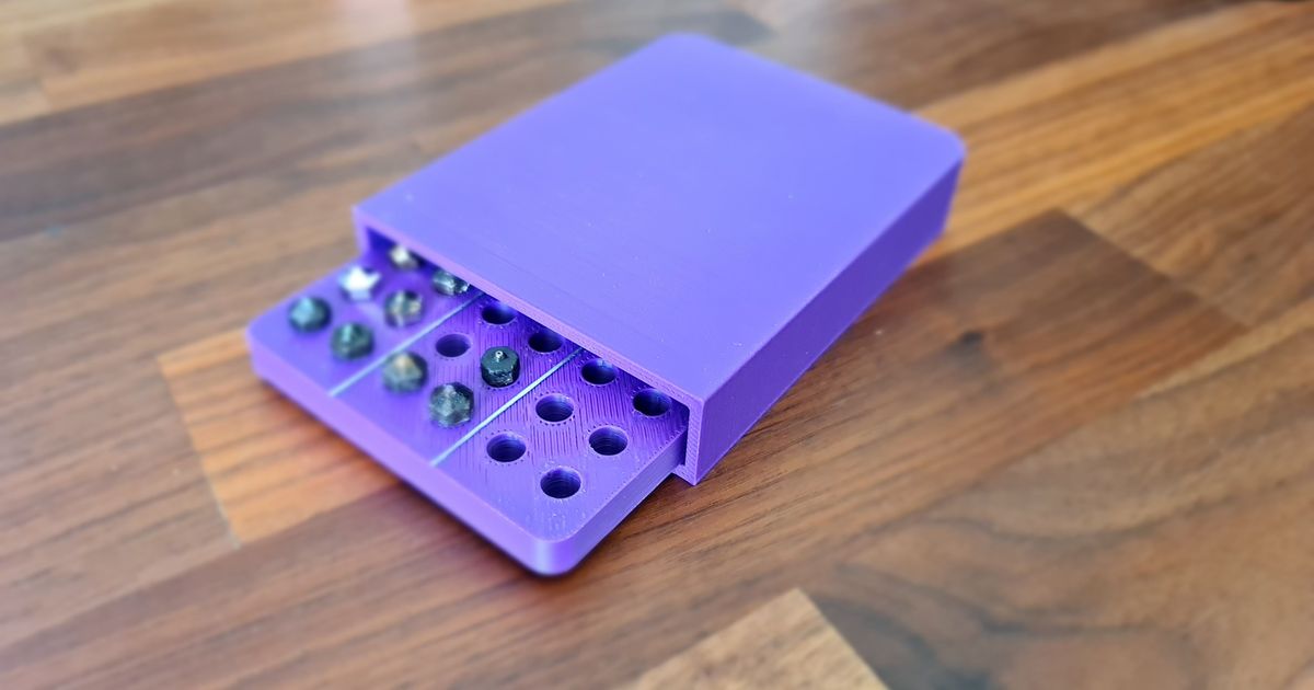 SlideIn Nozzle Holder Box 42 & 24 Nozzles Capacity by MYilmazRO