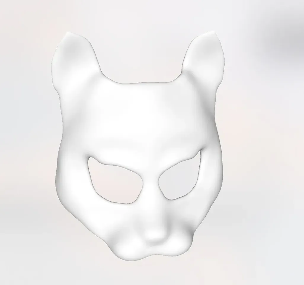 Cat Mask 3D model