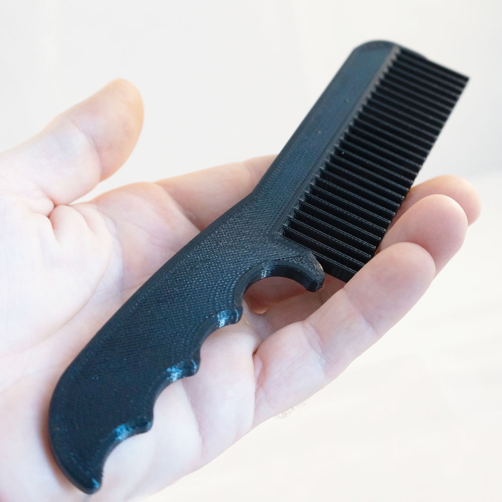 3D Printed Grip Comb by Delukart | Download free STL model | Printables.com