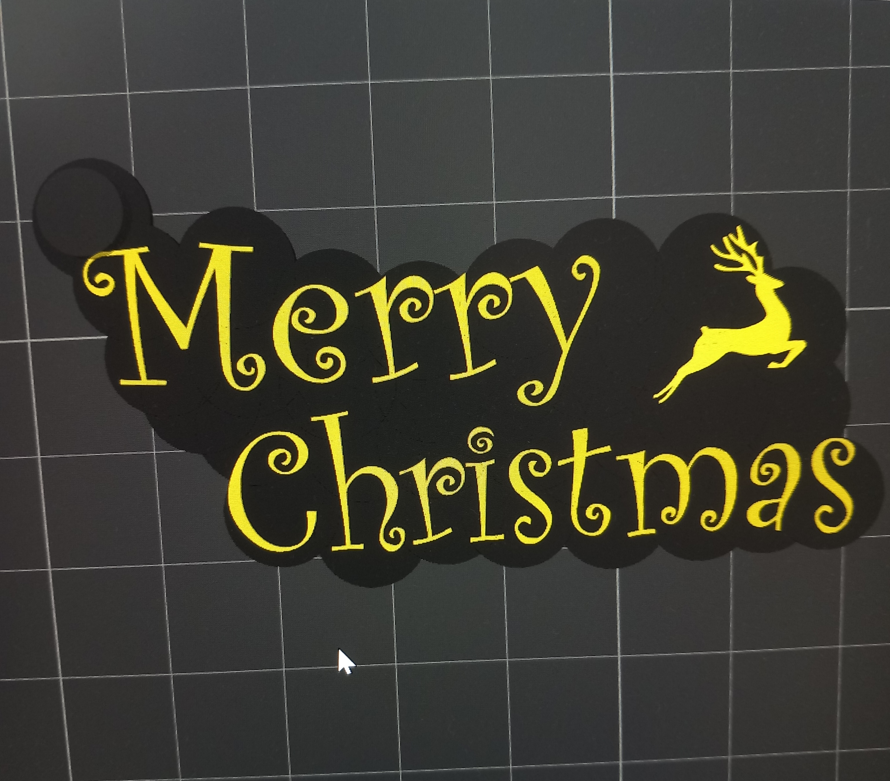 Christmas keychain