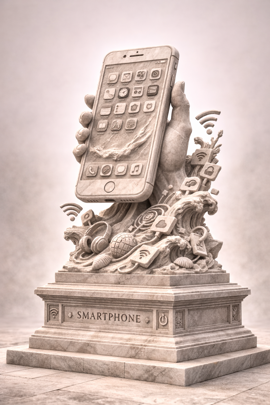 Statue of Smartphone