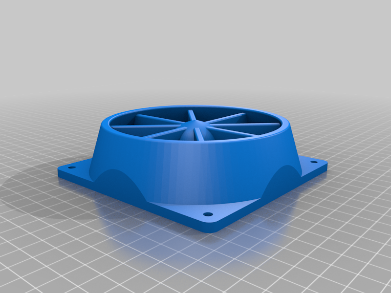 120mm Fan Shroud for Wind Sim