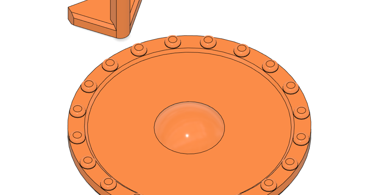 Round Shield for Dummy 13 by kh4rj0 | Download free STL model ...