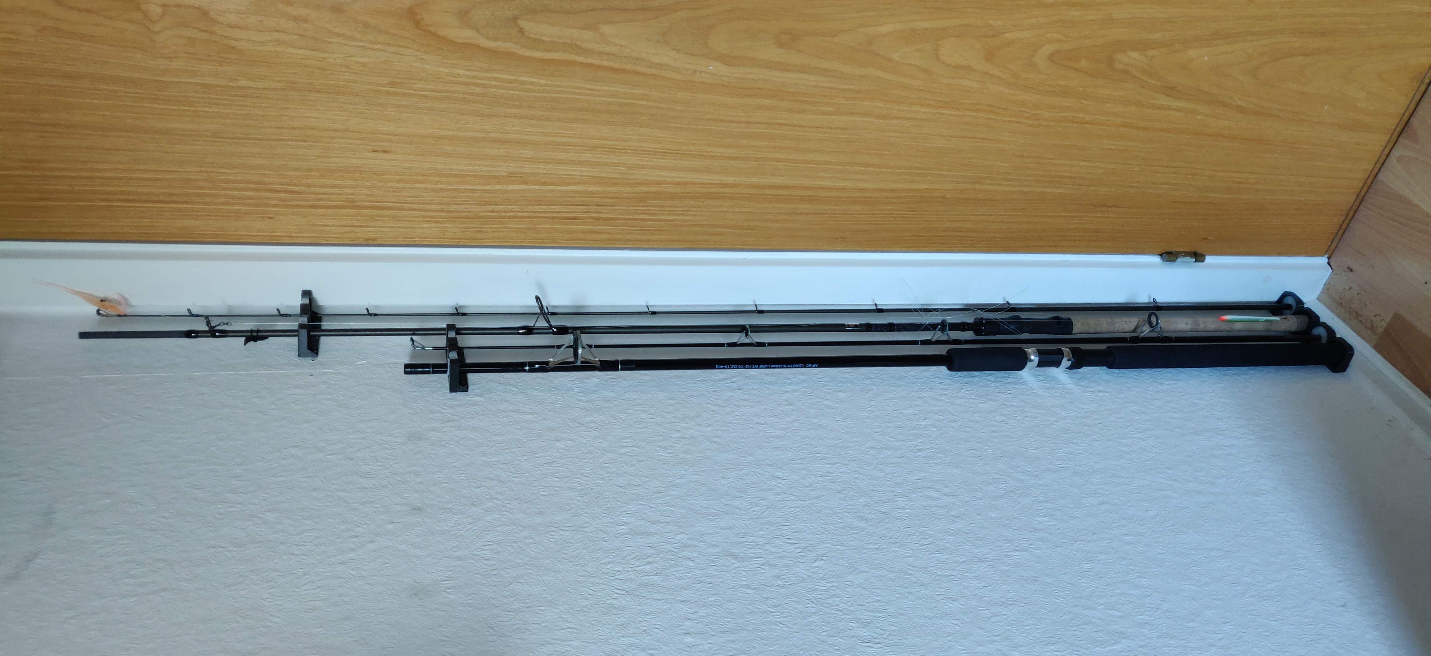 Fishing rod wall mount Vertical by Lajo, Download free STL model