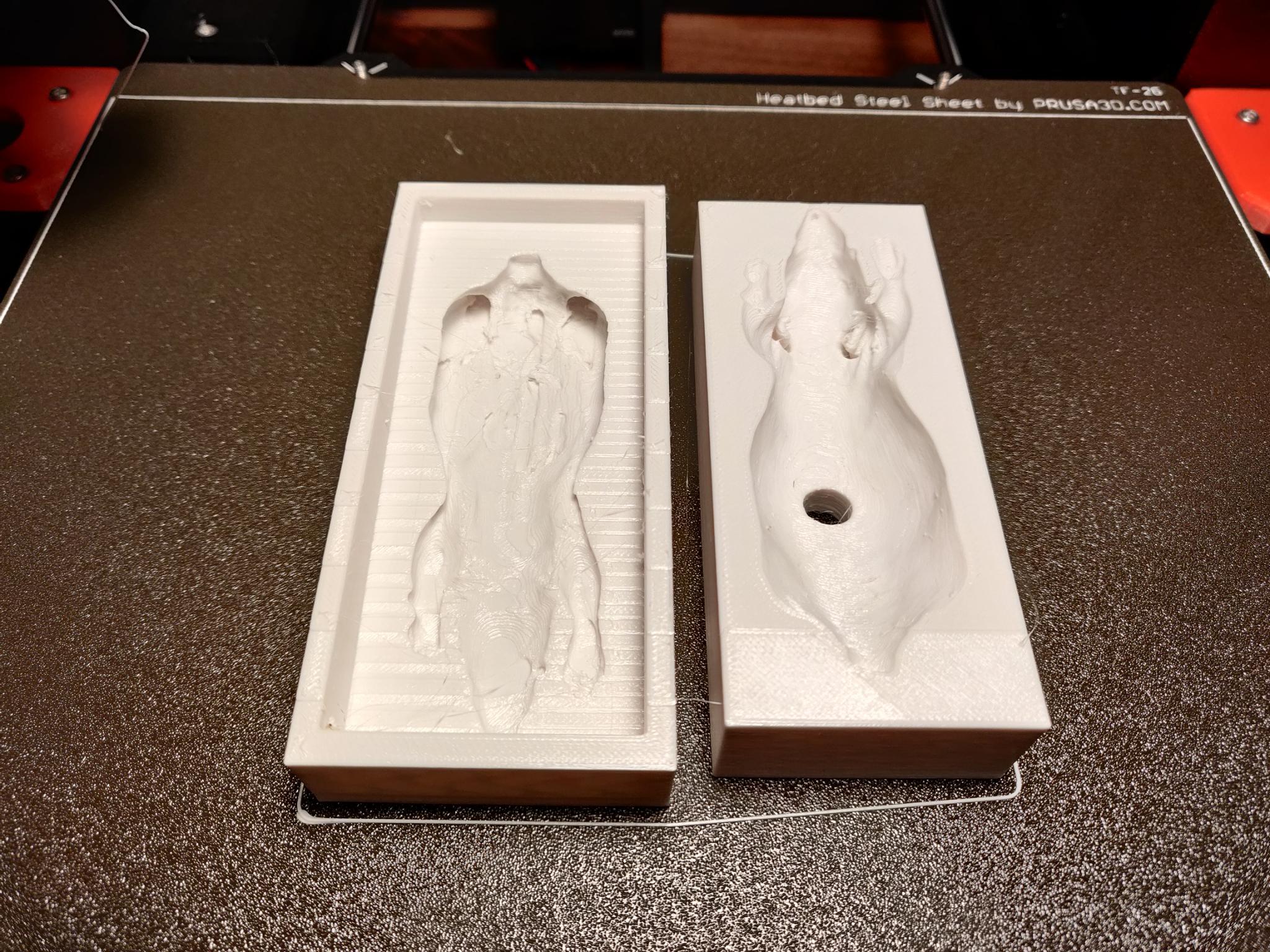 Casting mold for mice/rats