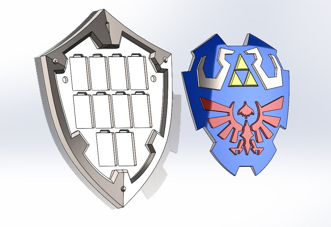 Switch Game Case Hylian Shield