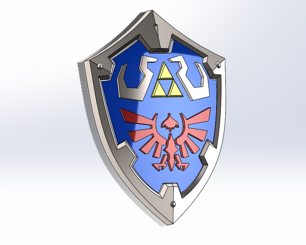 Switch Game Case Hylian Shield by gpace08 | Download free STL model | Printables.com