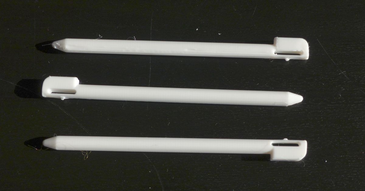 Nintendo Lite DS Stylus by 16 Bit Virtual Studios Download free STL