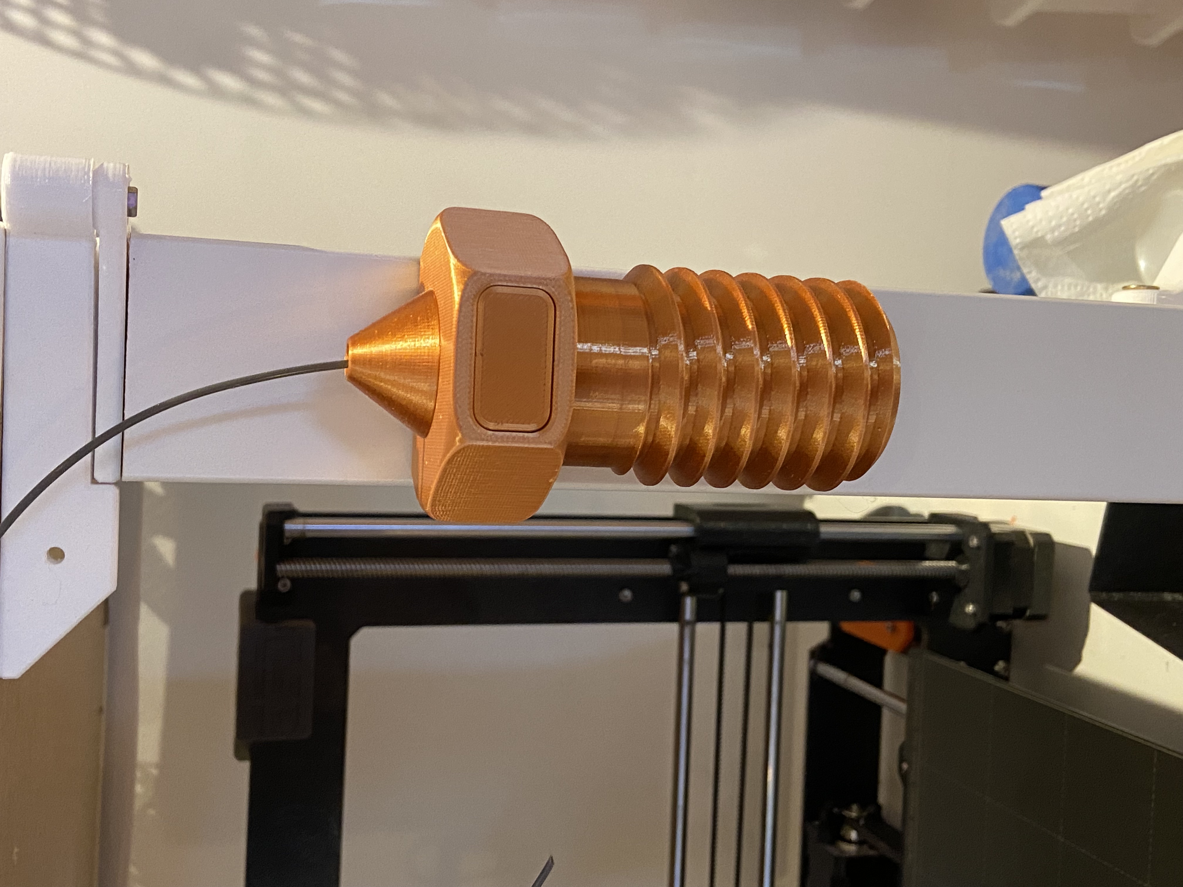 Giant nozzle filament cutter