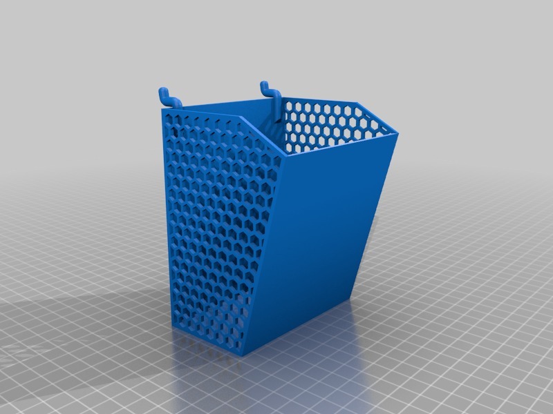 Miniatura 2 do modelo 3D Peg Board Basket