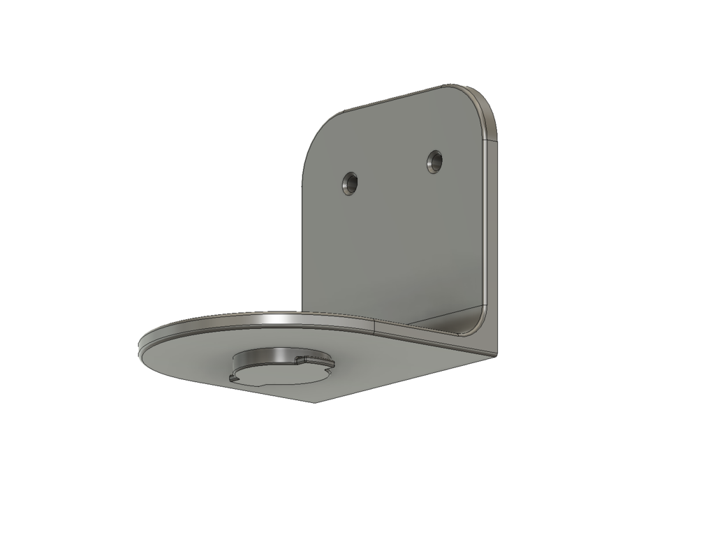 SwitchBot Pan/Tilt Cam Plus 3K – Upside-Down Wall Mount (L-Bracket)