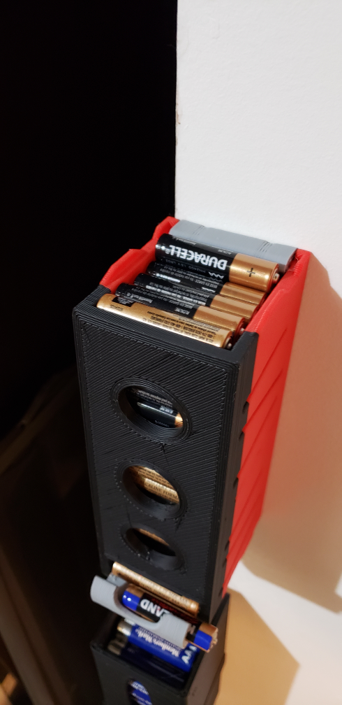 AAA Battery Dispenser 45 Batteries Capacity Finger Access If It Is 