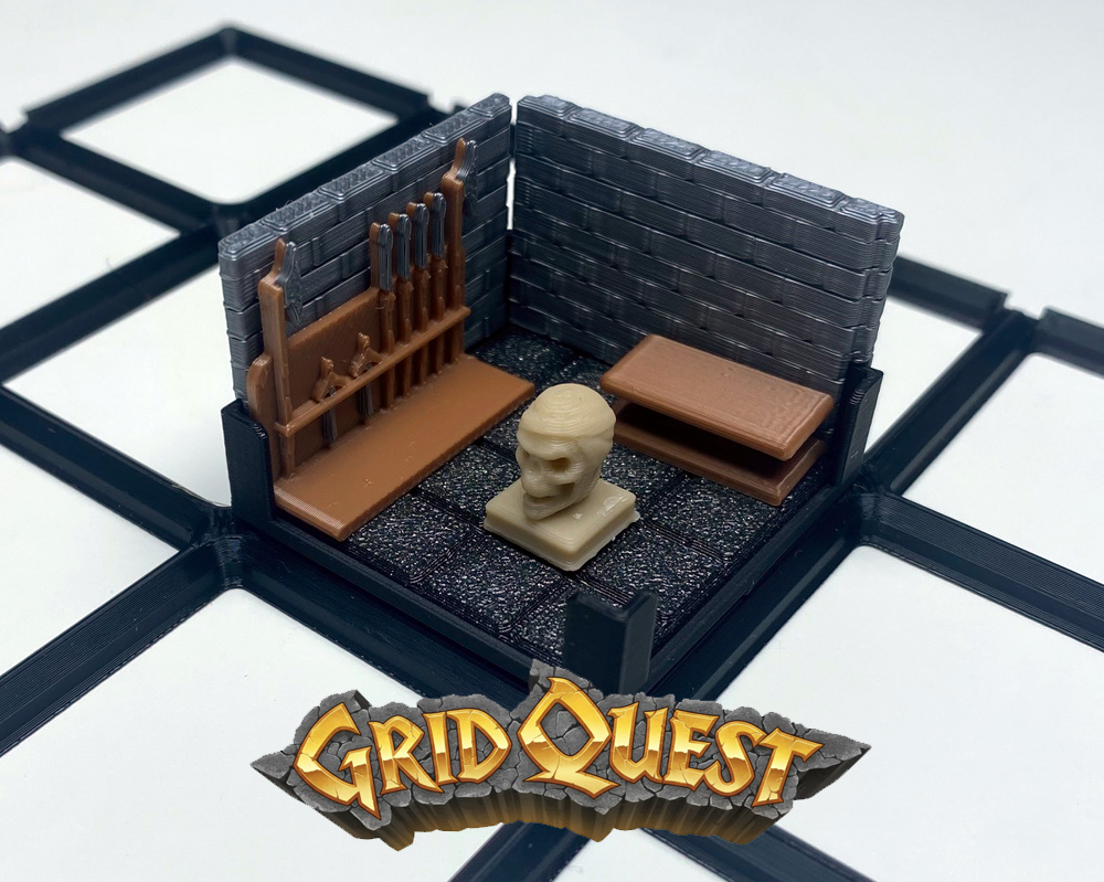 GridQuest MUMMY Meeple (The Gridfinity Game)