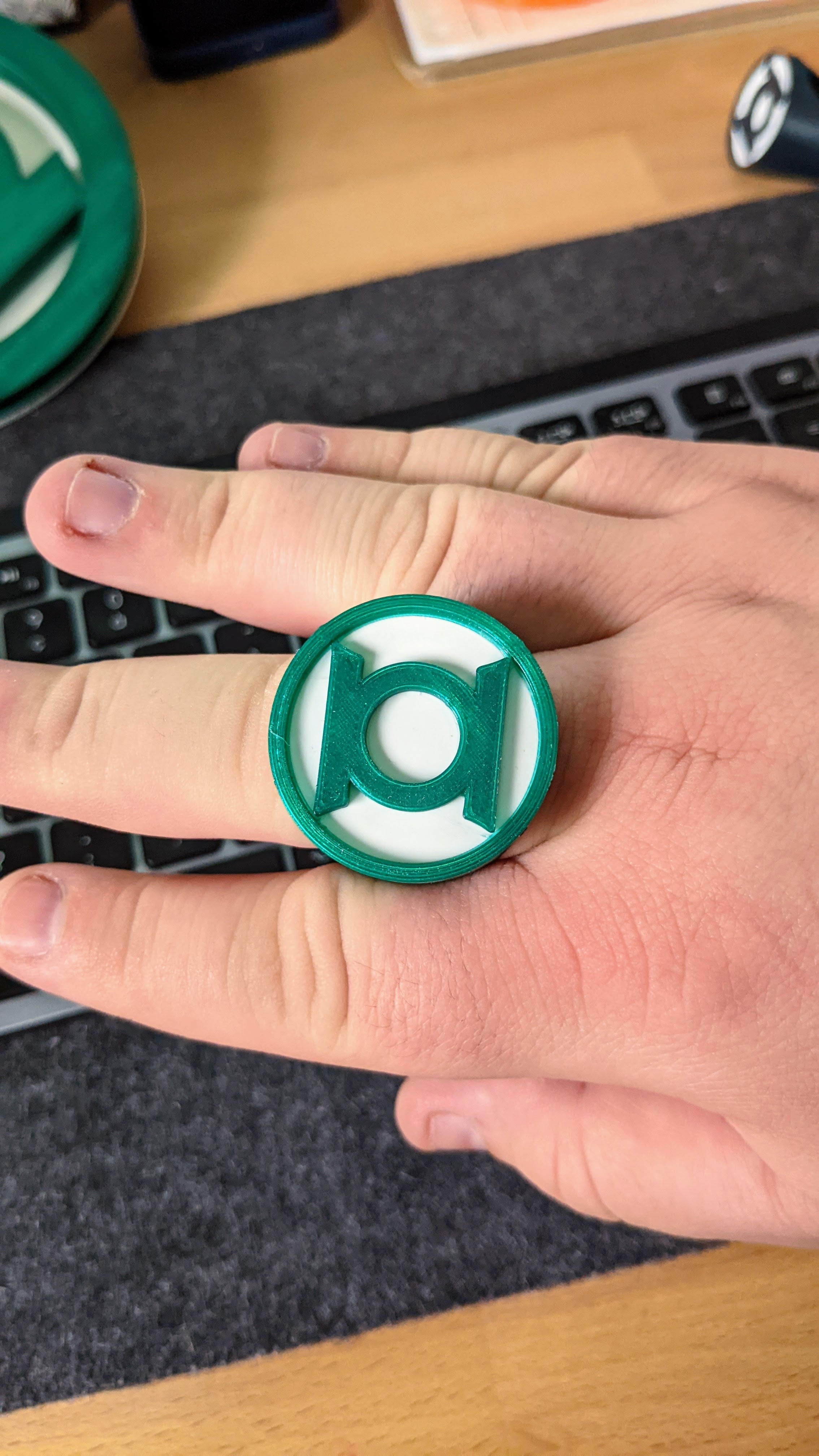Miniatura 3 do modelo 3D Green Lantern Ring