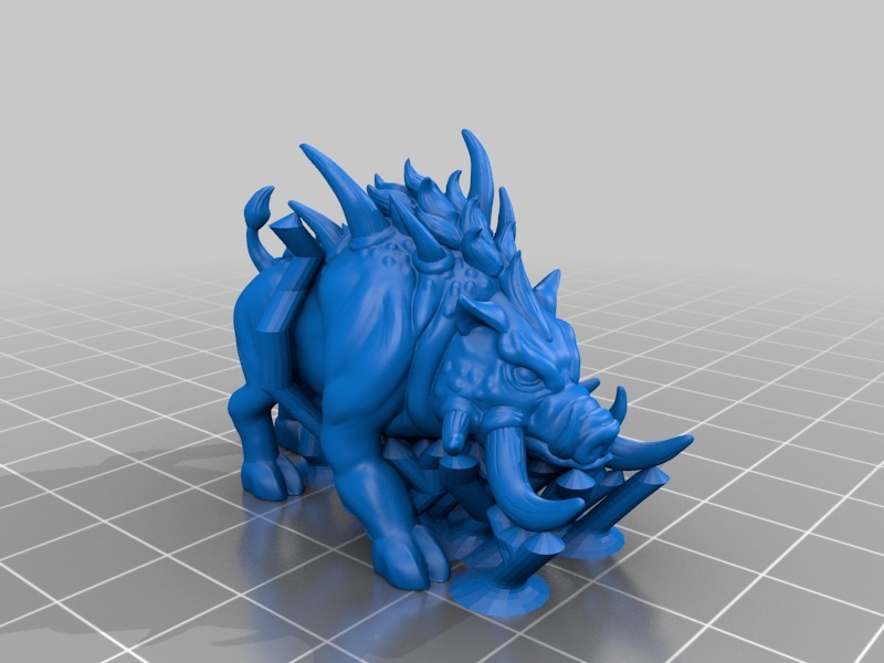 HelBoar with Supports (Dungeons & Dragons)