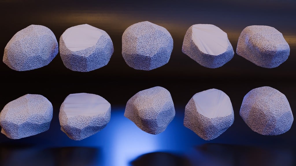 Assorted 25mm Rocks - Supportless (Crafting / DND / TTRPG)